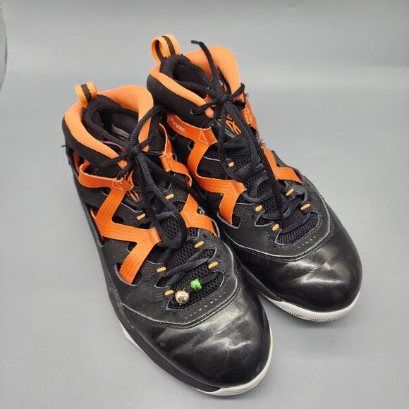 Nike Jordan Flywire Basketball Shoes Black Orange Size 7.5 US 40.5 EU - Picture 2 of 16